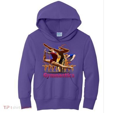 Gymnastics Logo Kids Hoodie