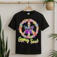 Gypsy Soul Flower Wreath T-Shirt thumb 2