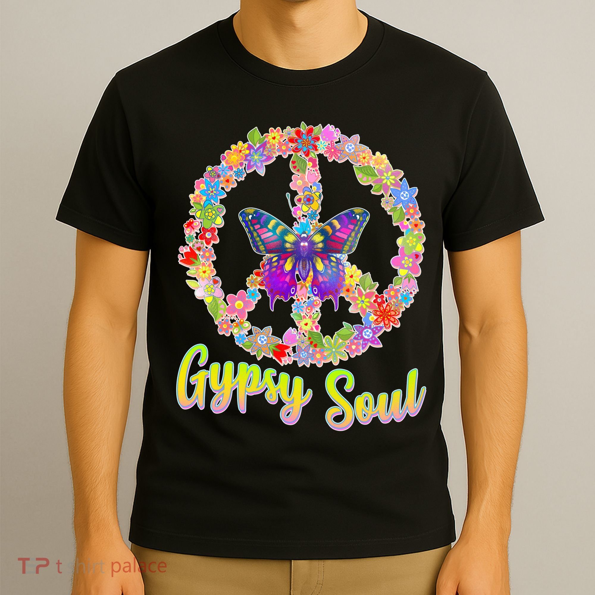 Gypsy Soul Flower Wreath T-Shirt