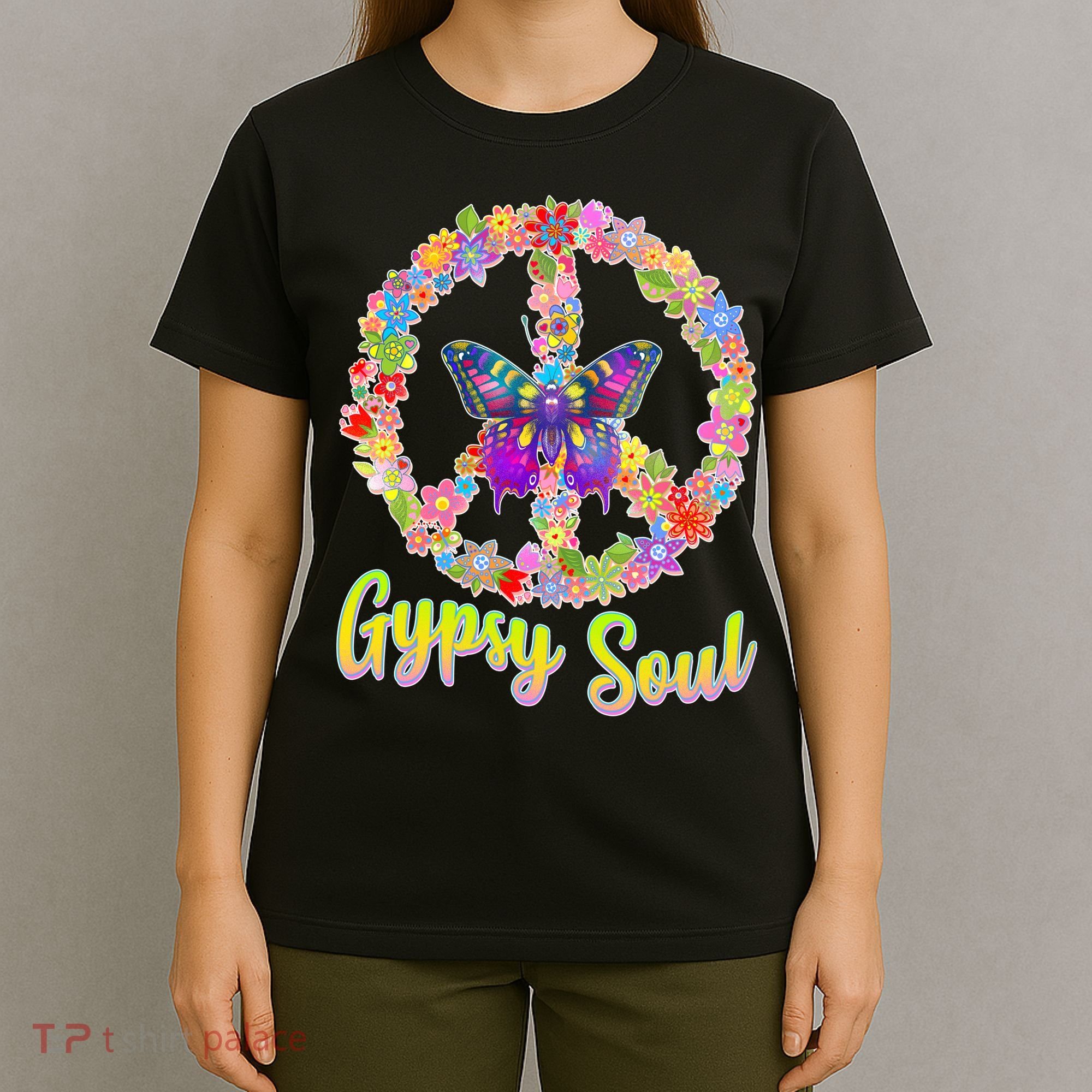 Gypsy Soul Flower Wreath T-Shirt