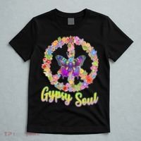 Gypsy Soul Flower Wreath T-Shirt thumb 5