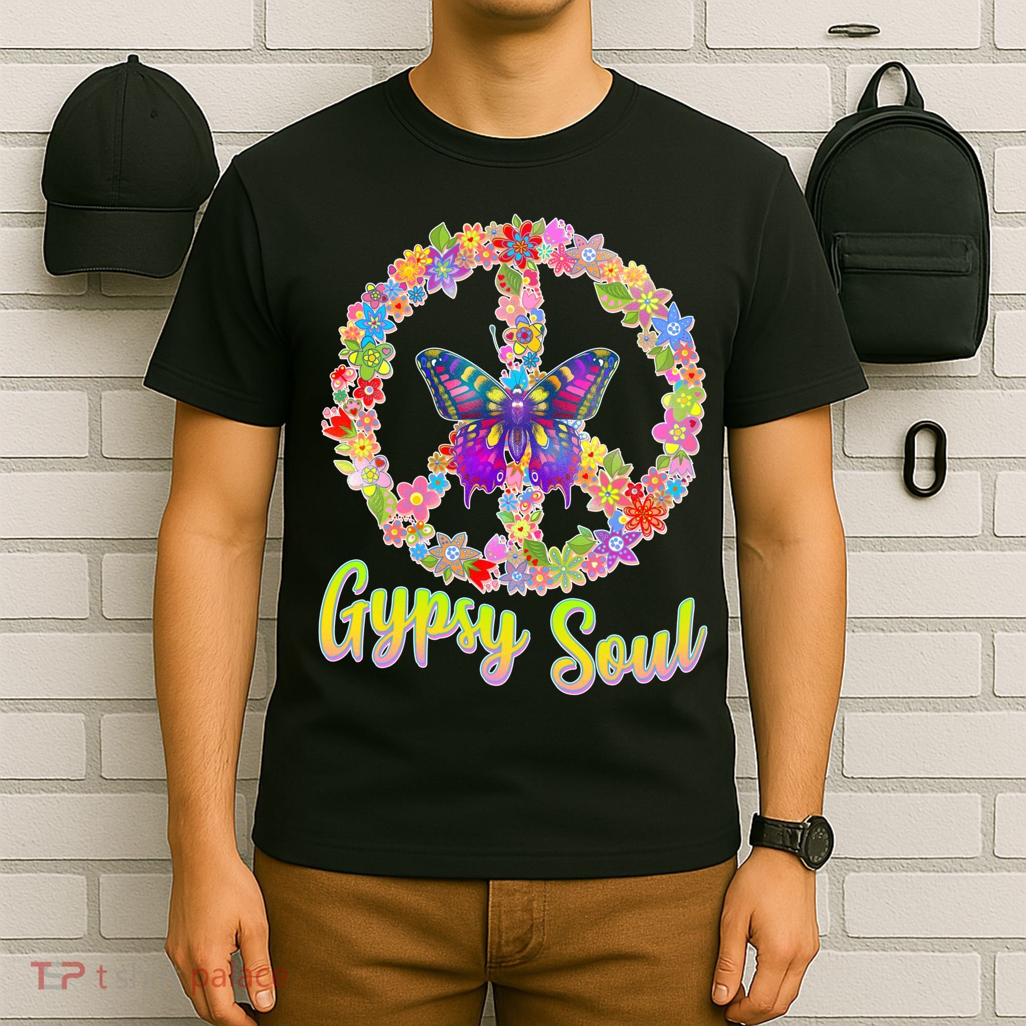 Gypsy Soul Flower Wreath T-Shirt