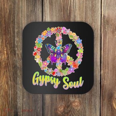 Gypsy Soul Flower Wreath Coaster