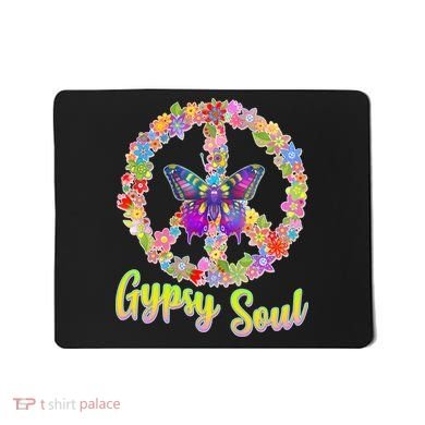 Gypsy Soul Flower Wreath Mousepad
