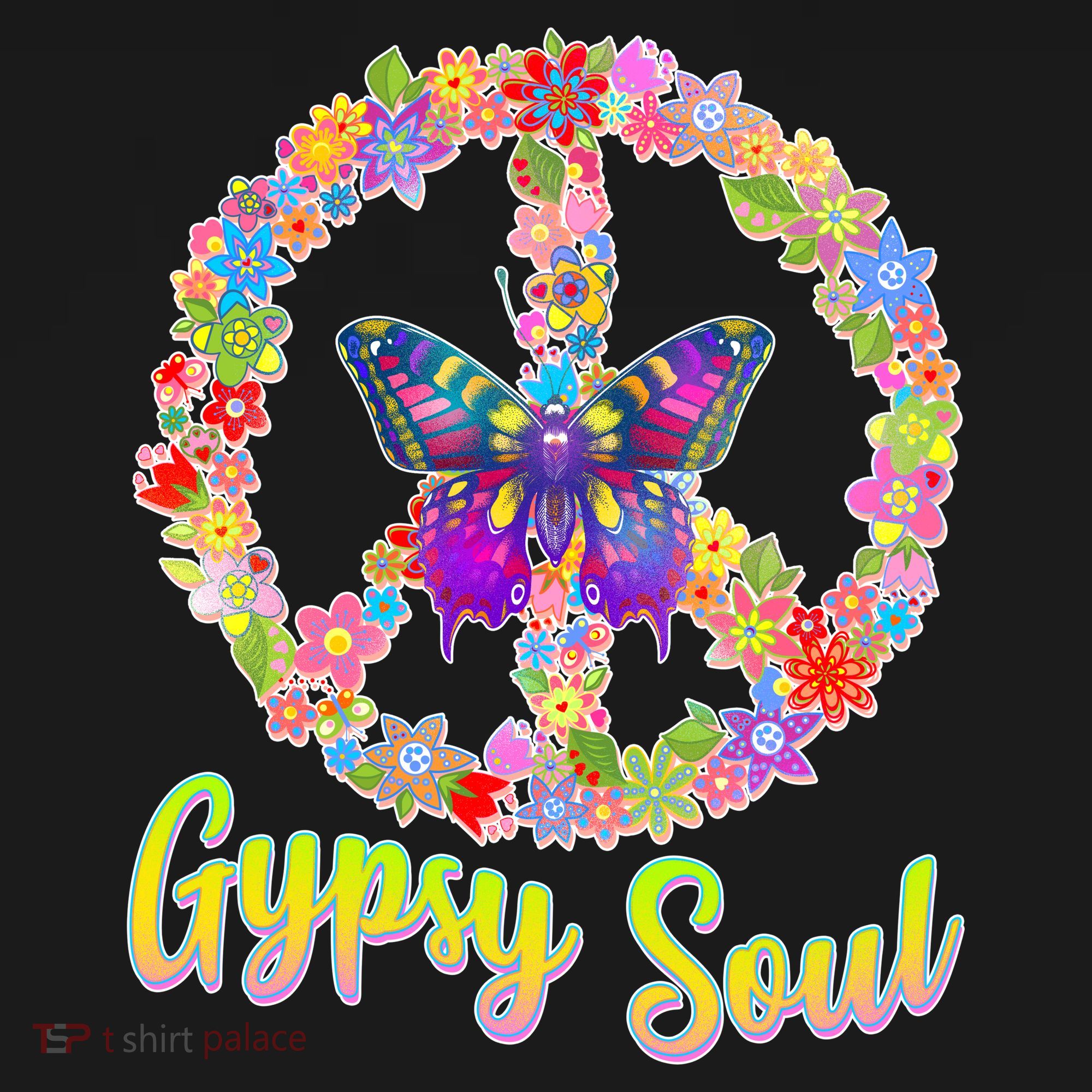 Gypsy Soul Flower Wreath Baby Bodysuit