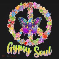 Gypsy Soul Flower Wreath Toddler Hoodie thumb 2