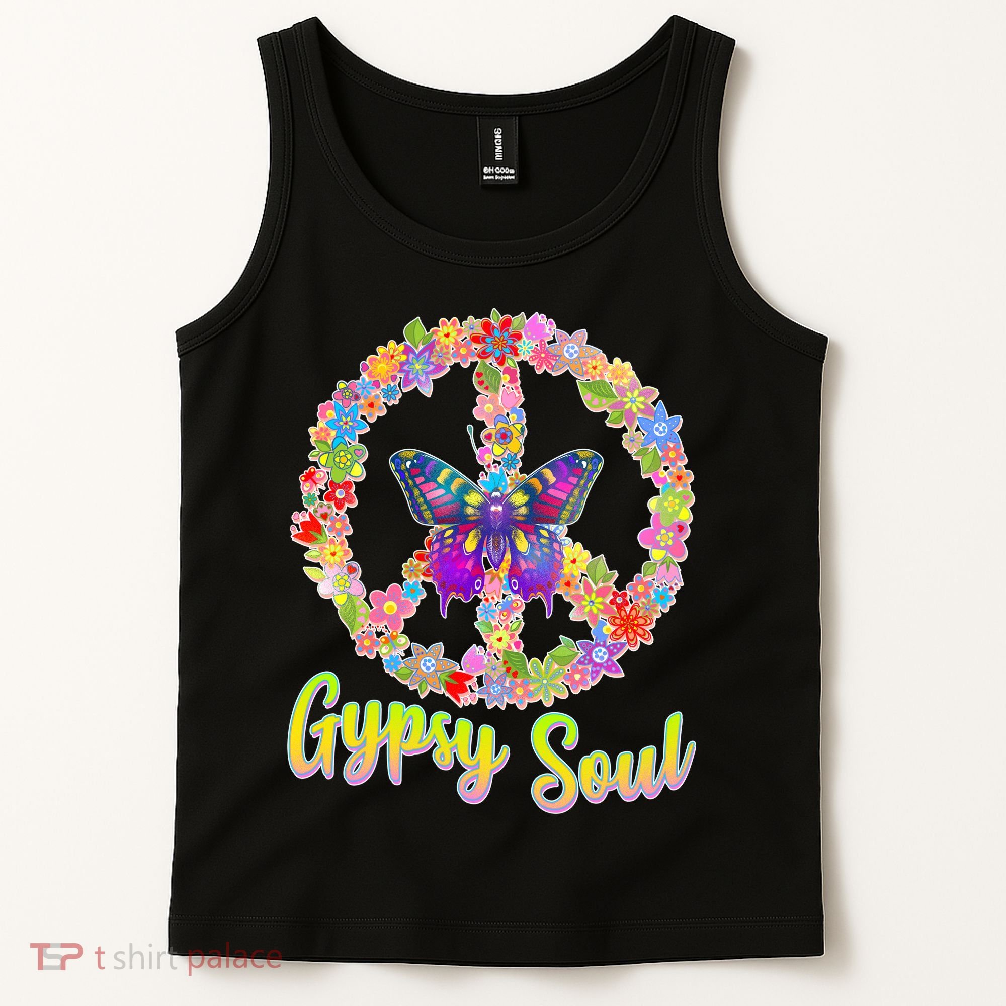 Gypsy Soul Flower Wreath Tank Top