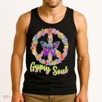 Gypsy Soul Flower Wreath Tank Top thumb 3