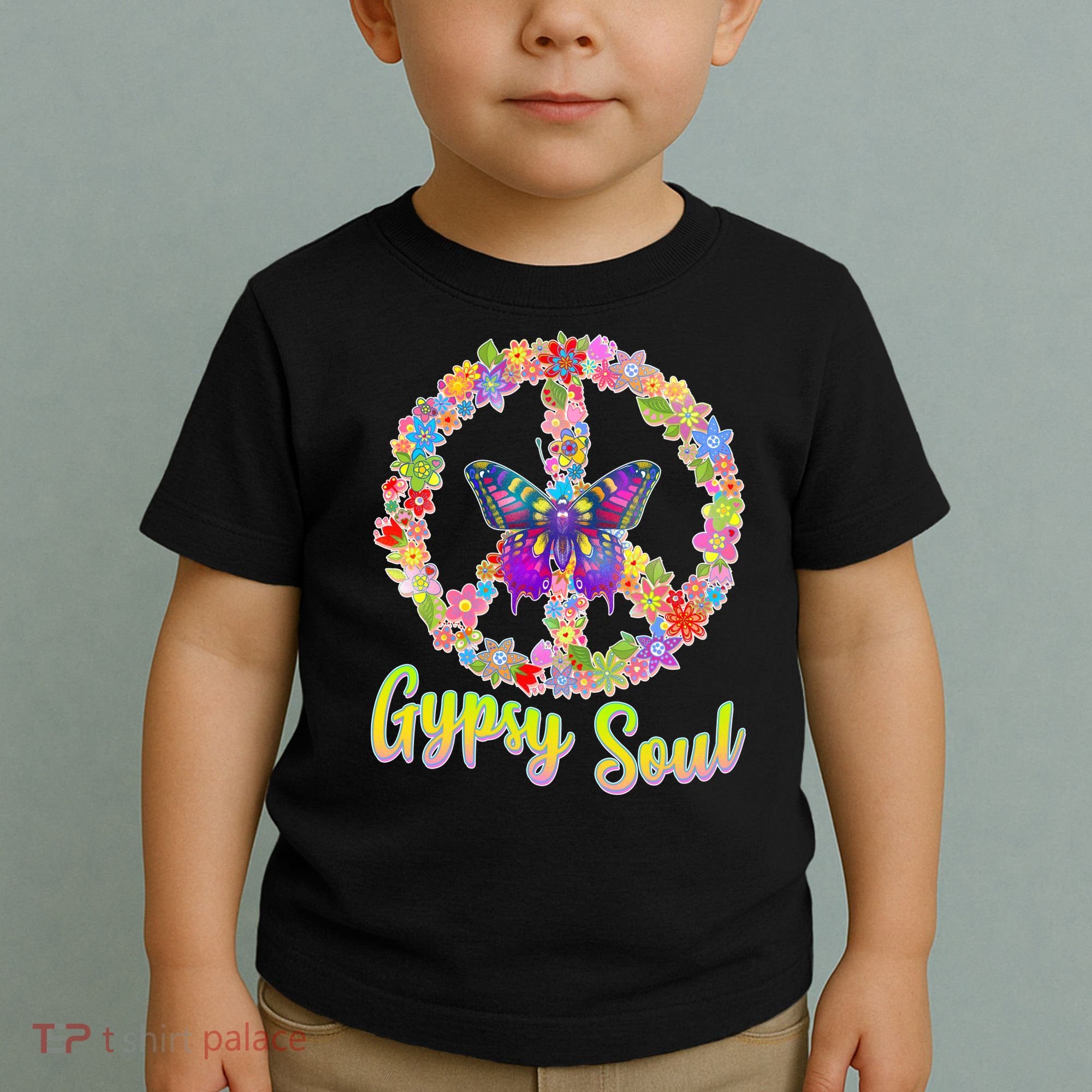 Gypsy Soul Flower Wreath Toddler T-Shirt