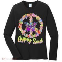Gypsy Soul Flower Wreath Women's Long Sleeve Shirt thumb 0