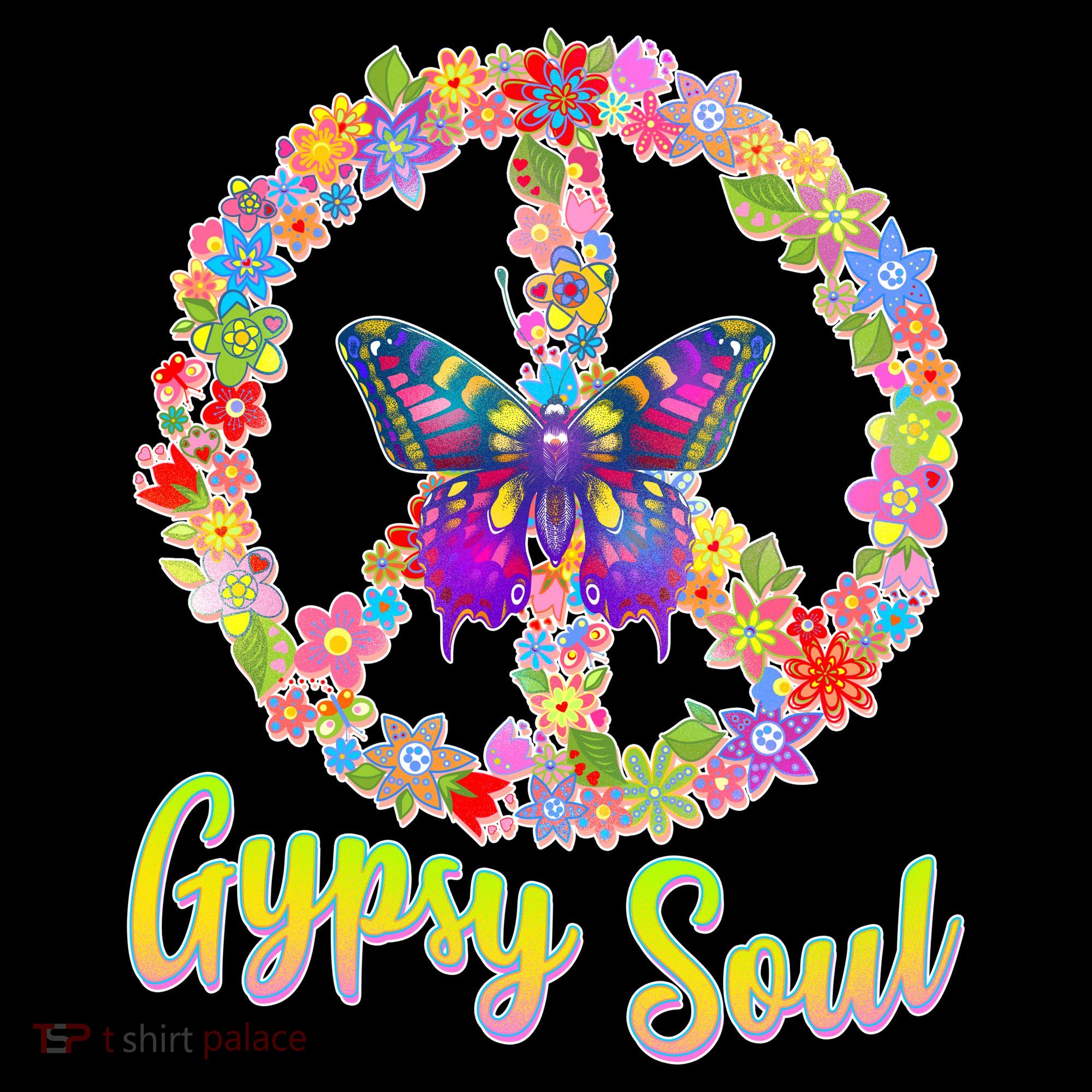 Gypsy Soul Flower Wreath Women's T-Shirt