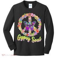 Gypsy Soul Flower Wreath Kids Long Sleeve Shirt thumb 0