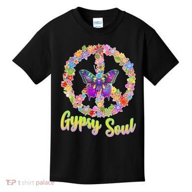 Gypsy Soul Flower Wreath Kids T-Shirt