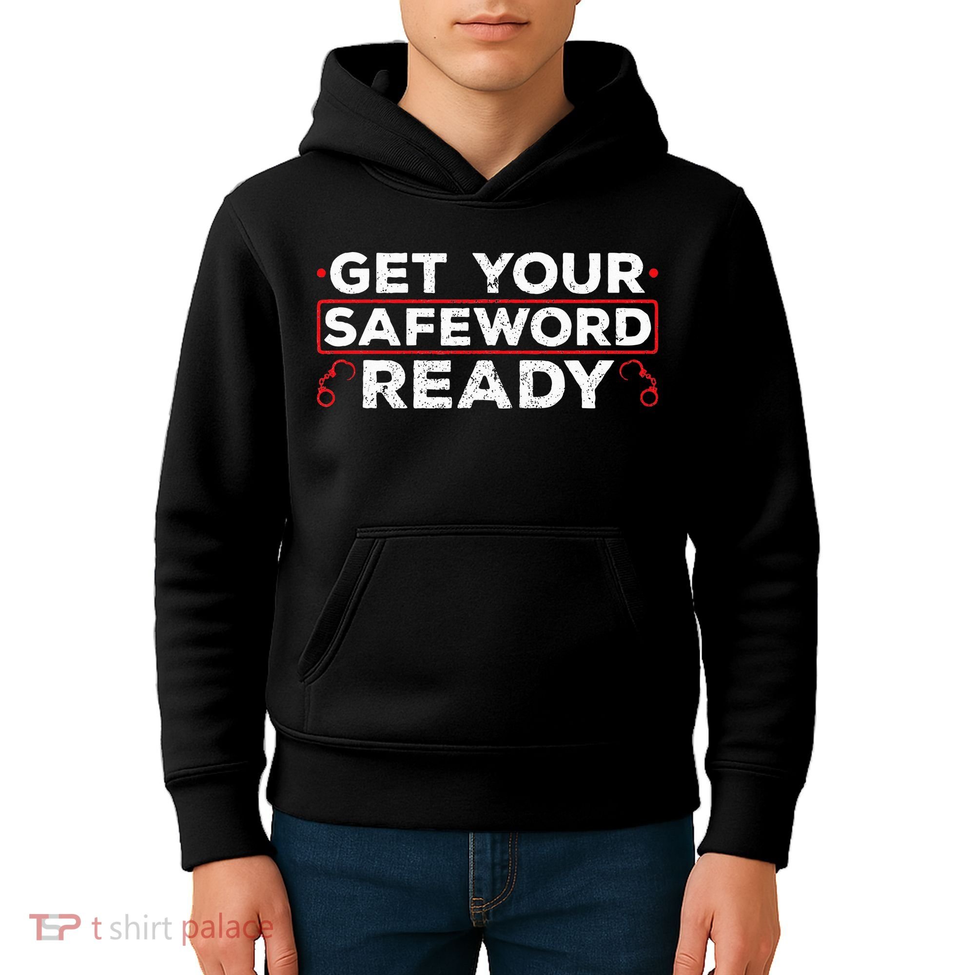 Get Your Safeword Ready Naughty Bdsm Sub Dom Kink Kids Hoodie