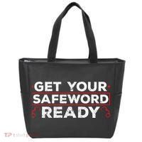 Get Your Safeword Ready Naughty Bdsm Sub Dom Kink Tote Bag thumb 0