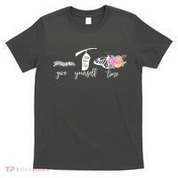 Give Yourself Time Mental Health Awareness Butterfly Life Cycle T-Shirt thumb 0