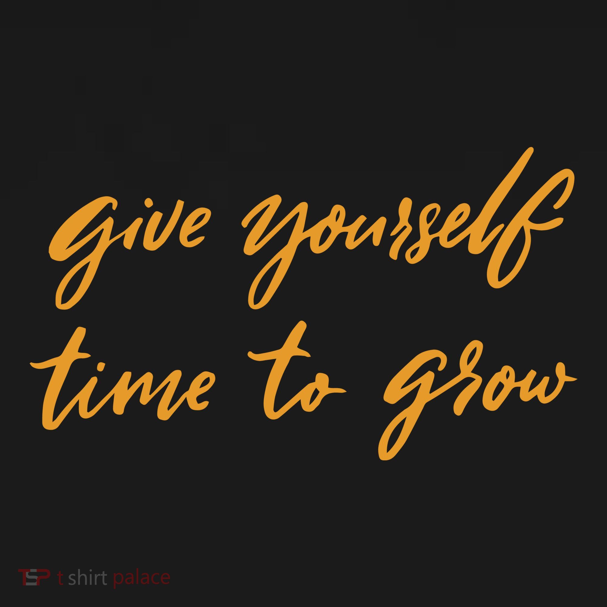 Give Yourself Time To Grow Quote Women's Perfect Tri Rocker Tank