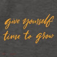 Give Yourself Time To Grow Quote Vector Backpack thumb 2