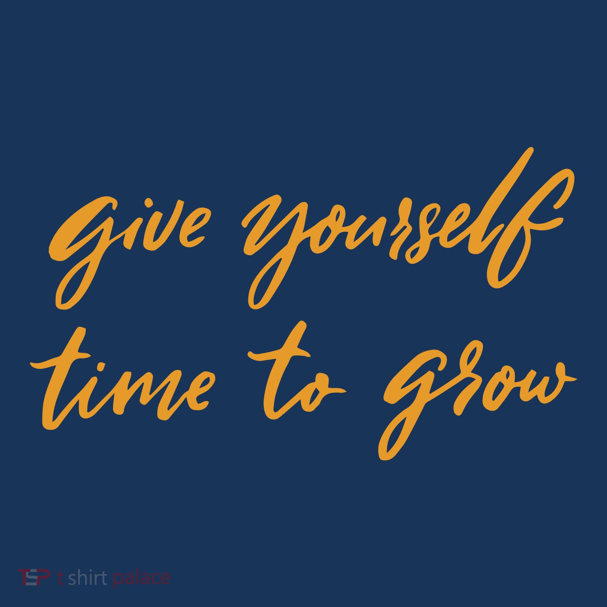 Give Yourself Time To Grow Quote Women's Tank Top