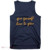 Give Yourself Time To Grow Quote Tank Top thumb 0