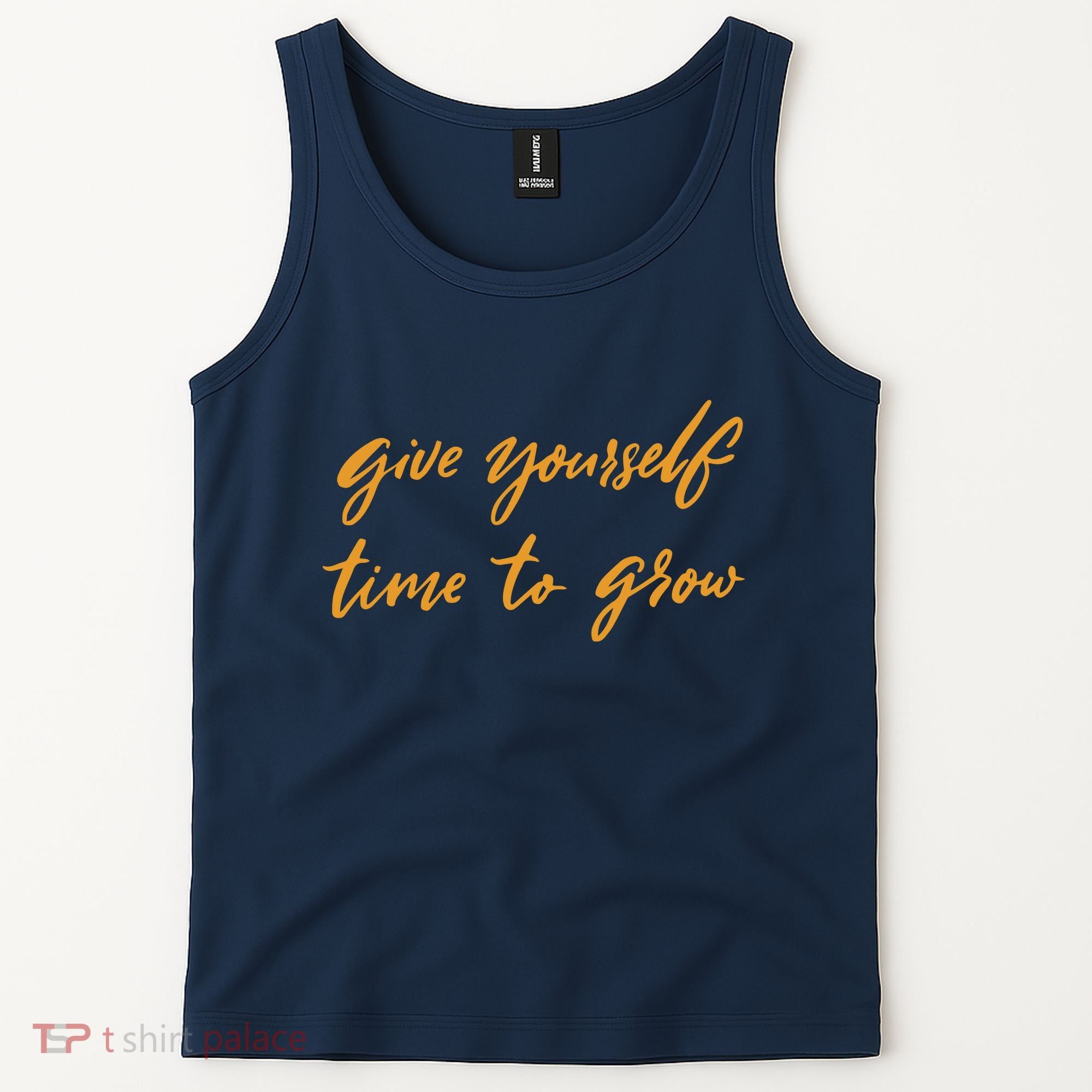 Give Yourself Time To Grow Quote Tank Top