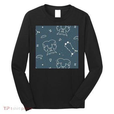 Gemini Zodiac Astrology Long Sleeve Shirt