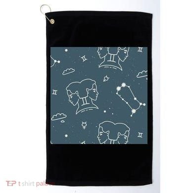 Gemini Zodiac Astrology Golf Towel