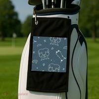 Gemini Zodiac Astrology Golf Towel thumb 2