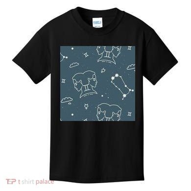 Gemini Zodiac Astrology Kids T-Shirt
