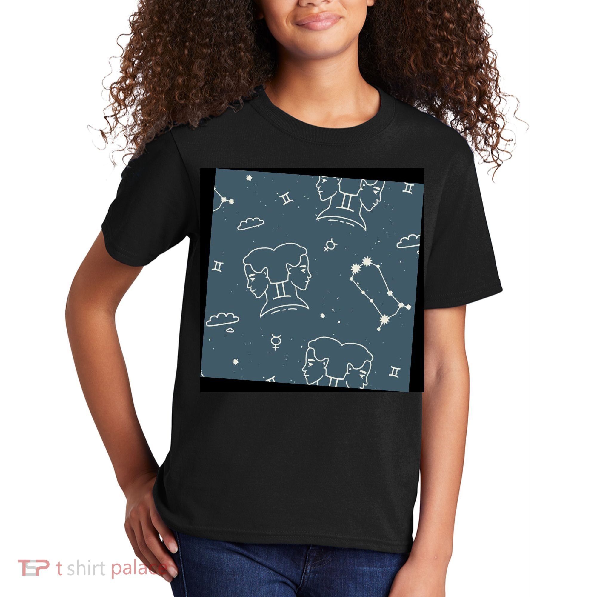 Gemini Zodiac Astrology Kids T-Shirt