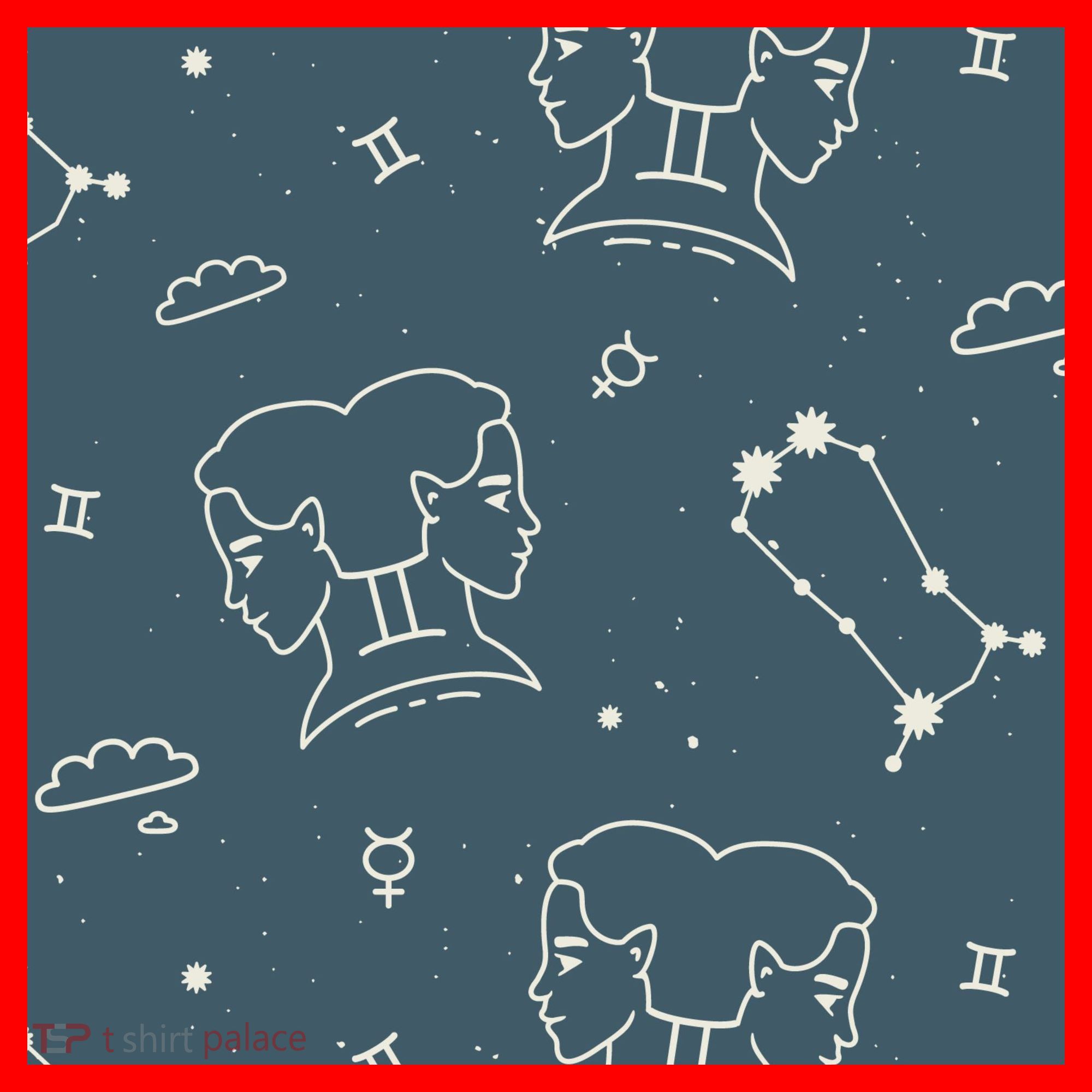Gemini Zodiac Astrology Santa Hat