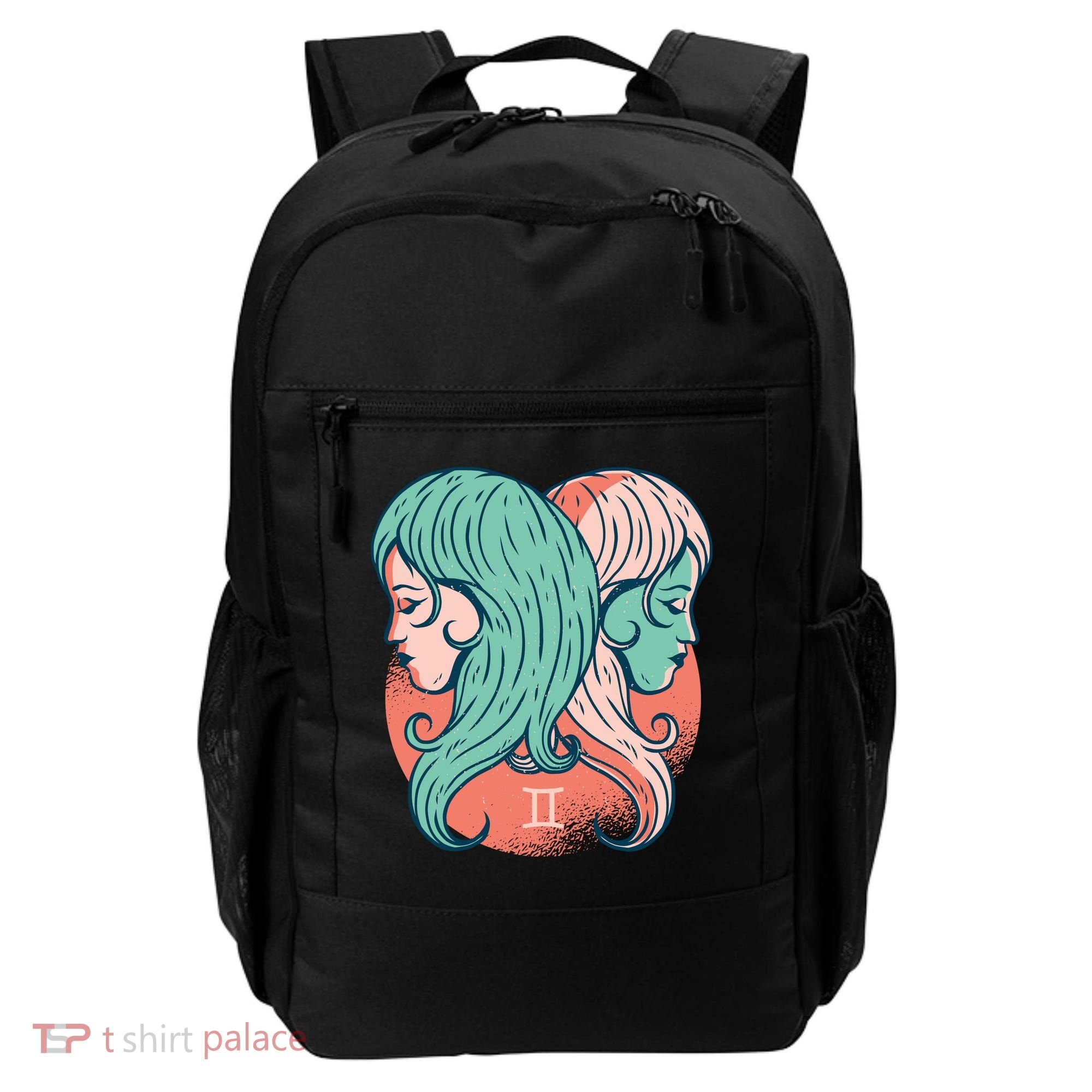 Gemini Zodiac Girl 1 Backpack