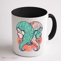 Gemini Zodiac Girl 1 Coffee Mug thumb 1