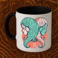 Gemini Zodiac Girl 1 Coffee Mug thumb 2