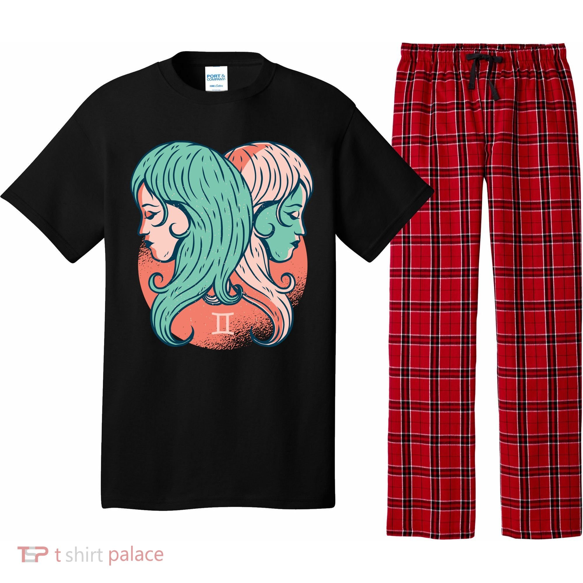 Gemini Zodiac Girl 1 Pajama Set