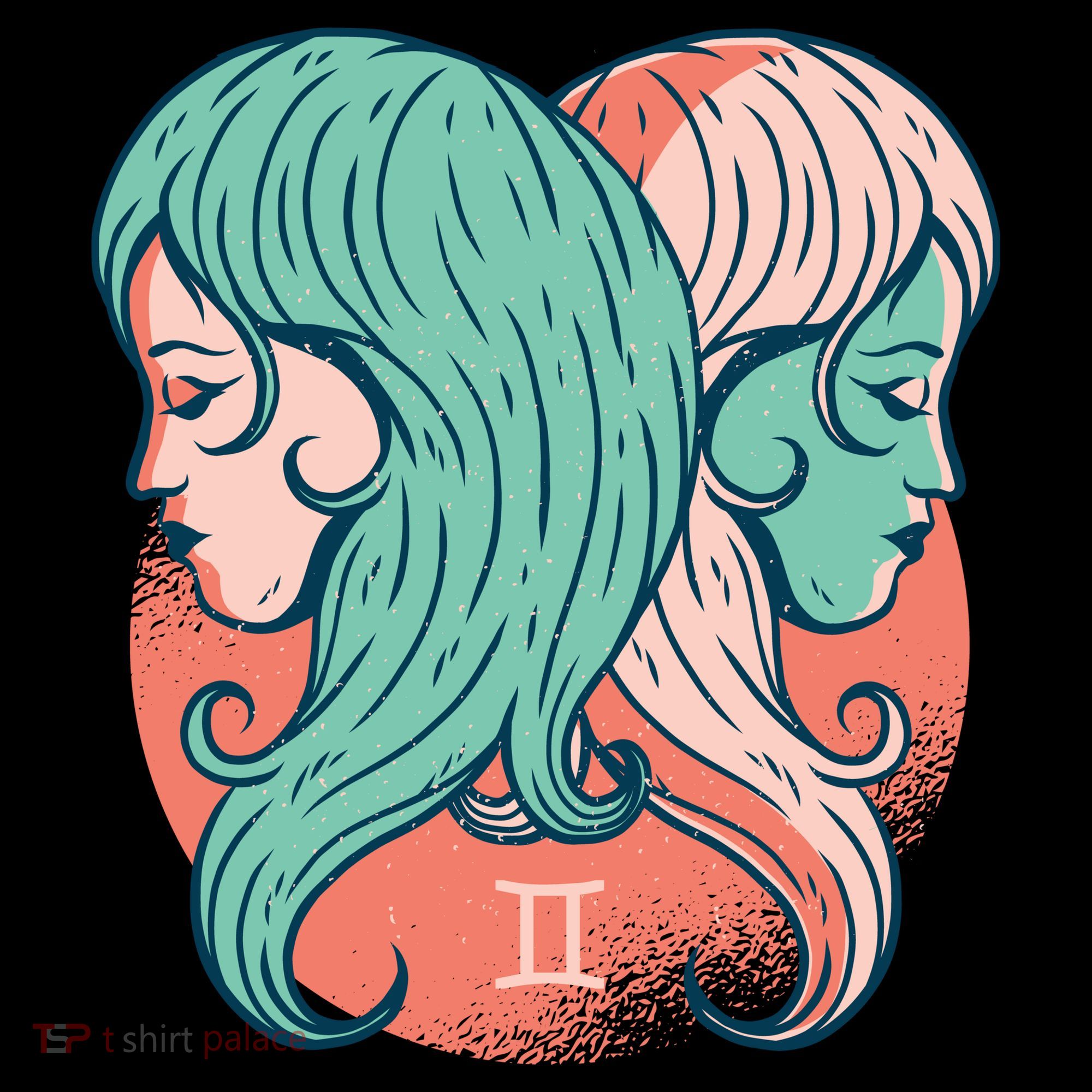 Gemini Zodiac Girl 1 Women's Hoodie
