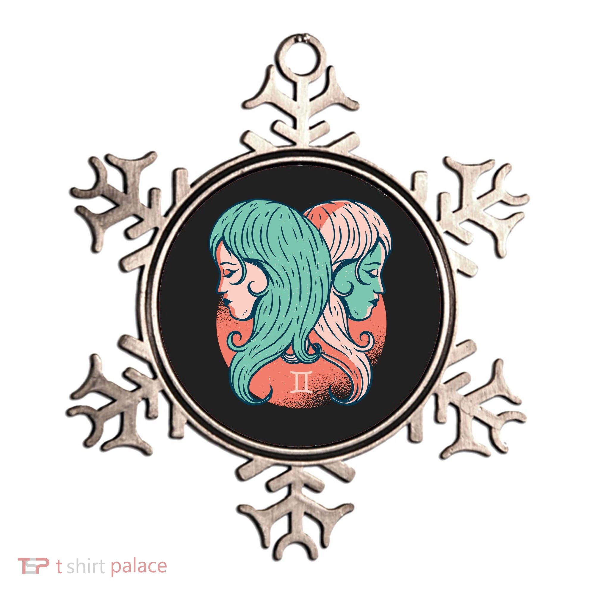 Gemini Zodiac Girl 1 Ornament