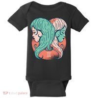 Gemini Zodiac Girl 1 Baby Bodysuit thumb 0