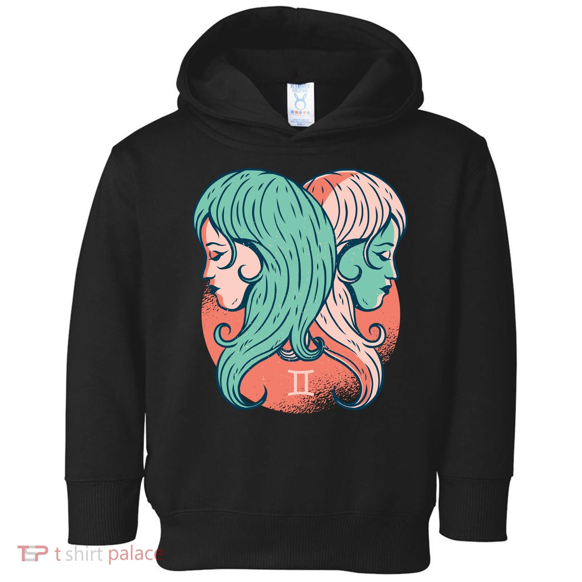 Gemini Zodiac Girl 1 Toddler Hoodie