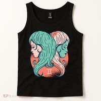 Gemini Zodiac Girl 1 Tank Top thumb 2