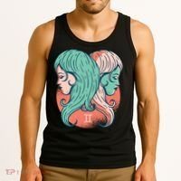 Gemini Zodiac Girl 1 Tank Top thumb 3