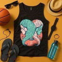 Gemini Zodiac Girl 1 Tank Top thumb 4