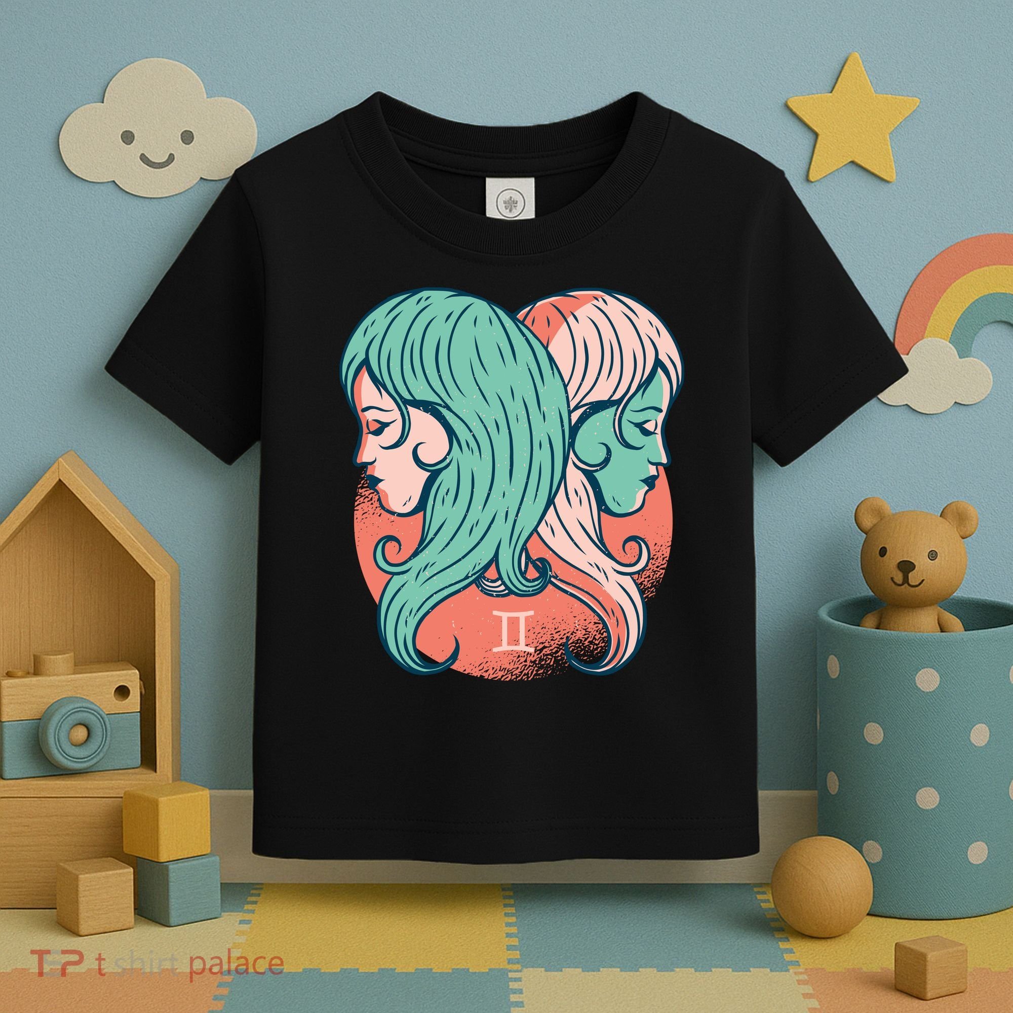 Gemini Zodiac Girl 1 Toddler T-Shirt