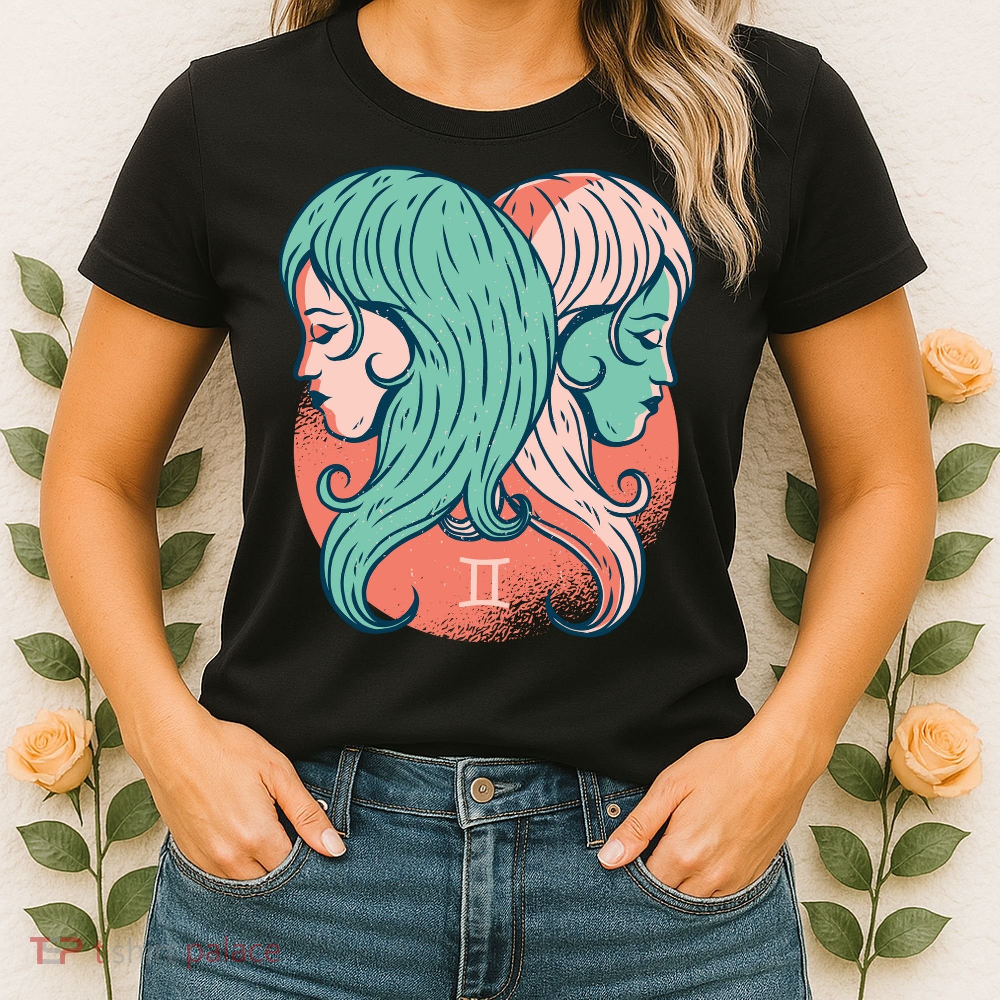 Gemini Zodiac Girl 1 Women's T-Shirt