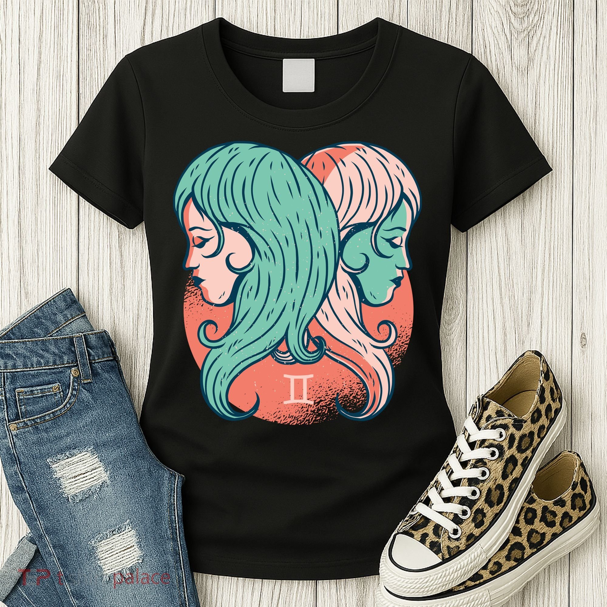 Gemini Zodiac Girl 1 Women's T-Shirt