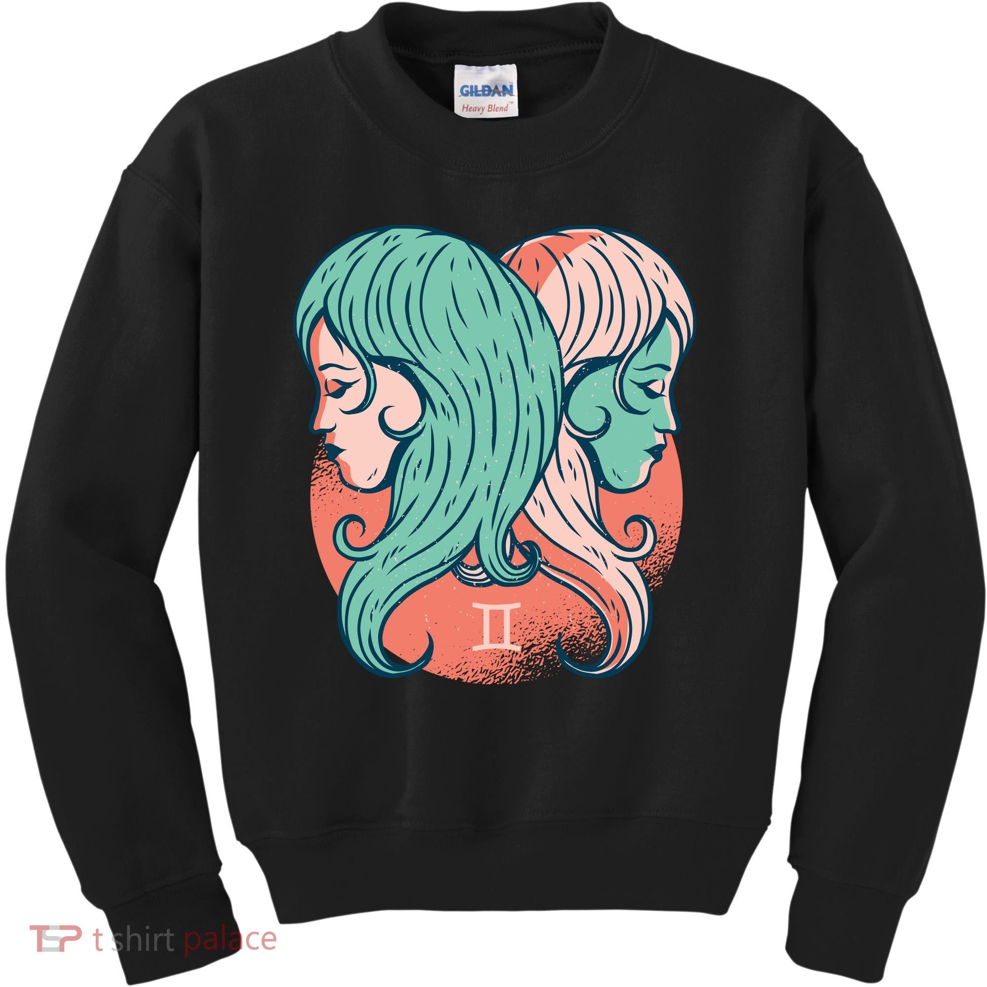 Gemini Zodiac Girl 1 Kids Sweatshirt