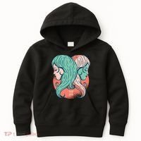 Gemini Zodiac Girl 1 Kids Hoodie thumb 0