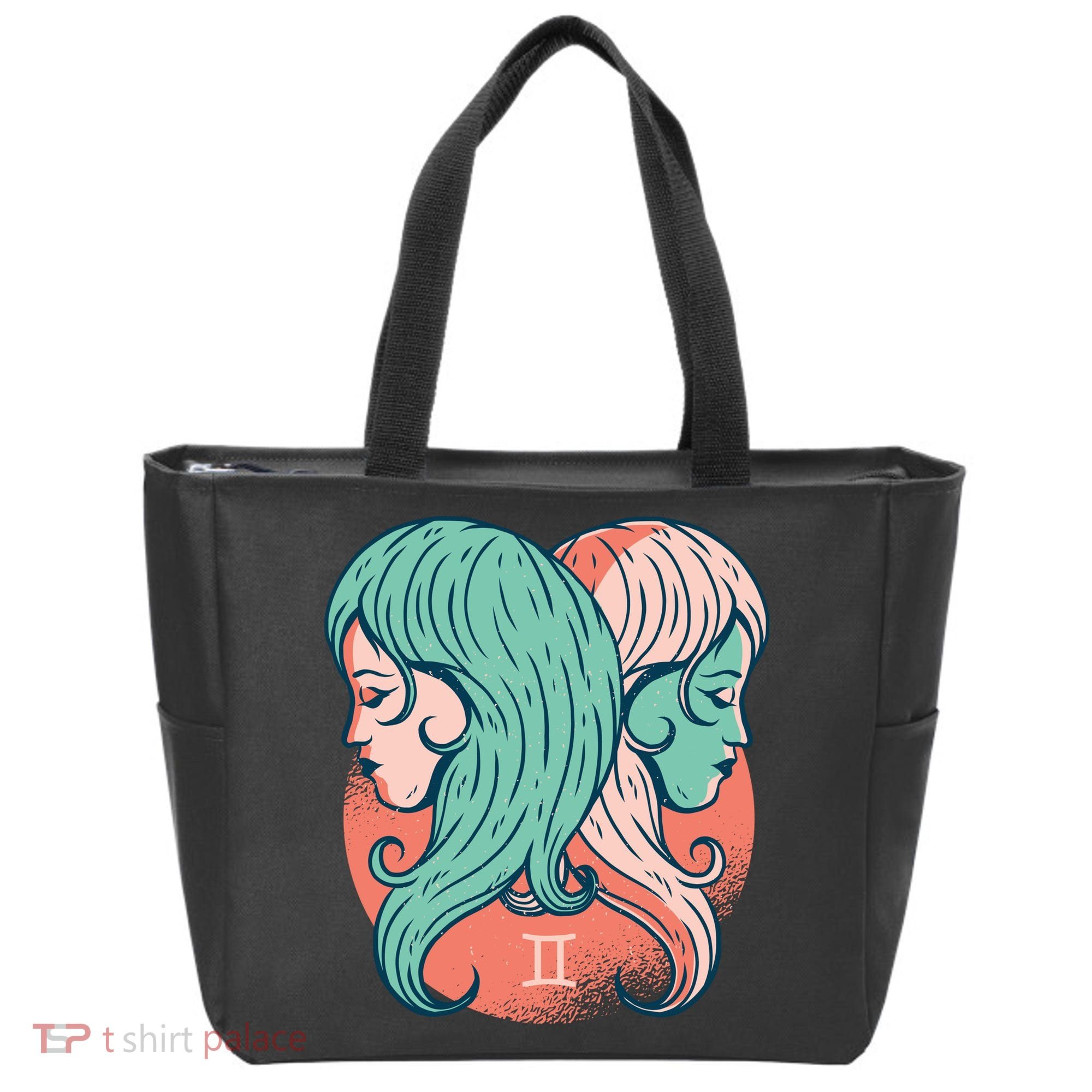 Gemini Zodiac Girl 1 Tote Bag