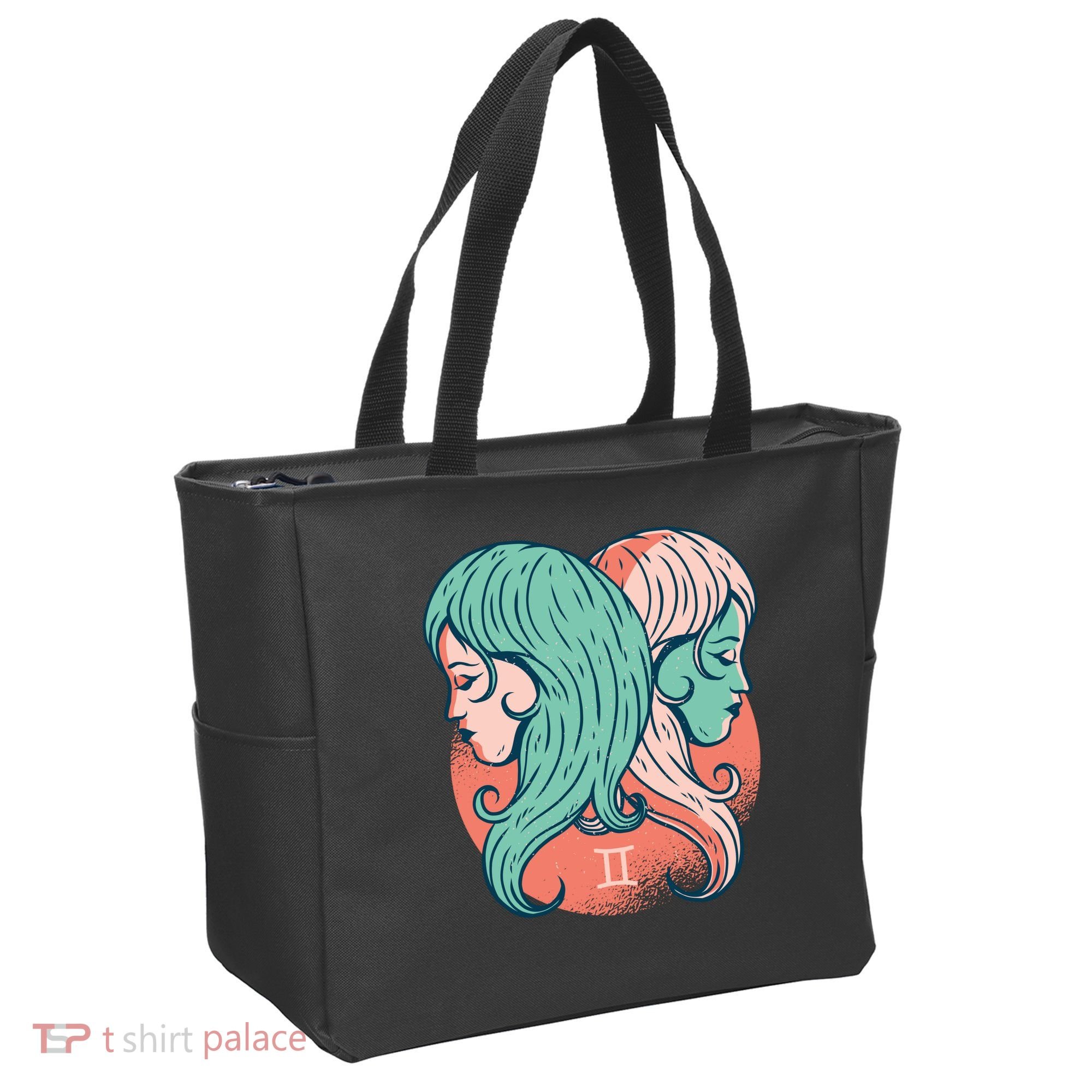 Gemini Zodiac Girl 1 Tote Bag