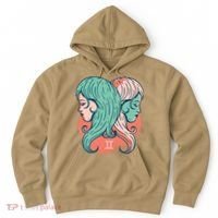 Gemini Zodiac Girl 1 Hoodie thumb 0